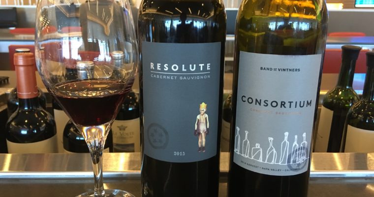ボトルに描かれたマスコットが可愛いカリフォルニアワイン　Resolute