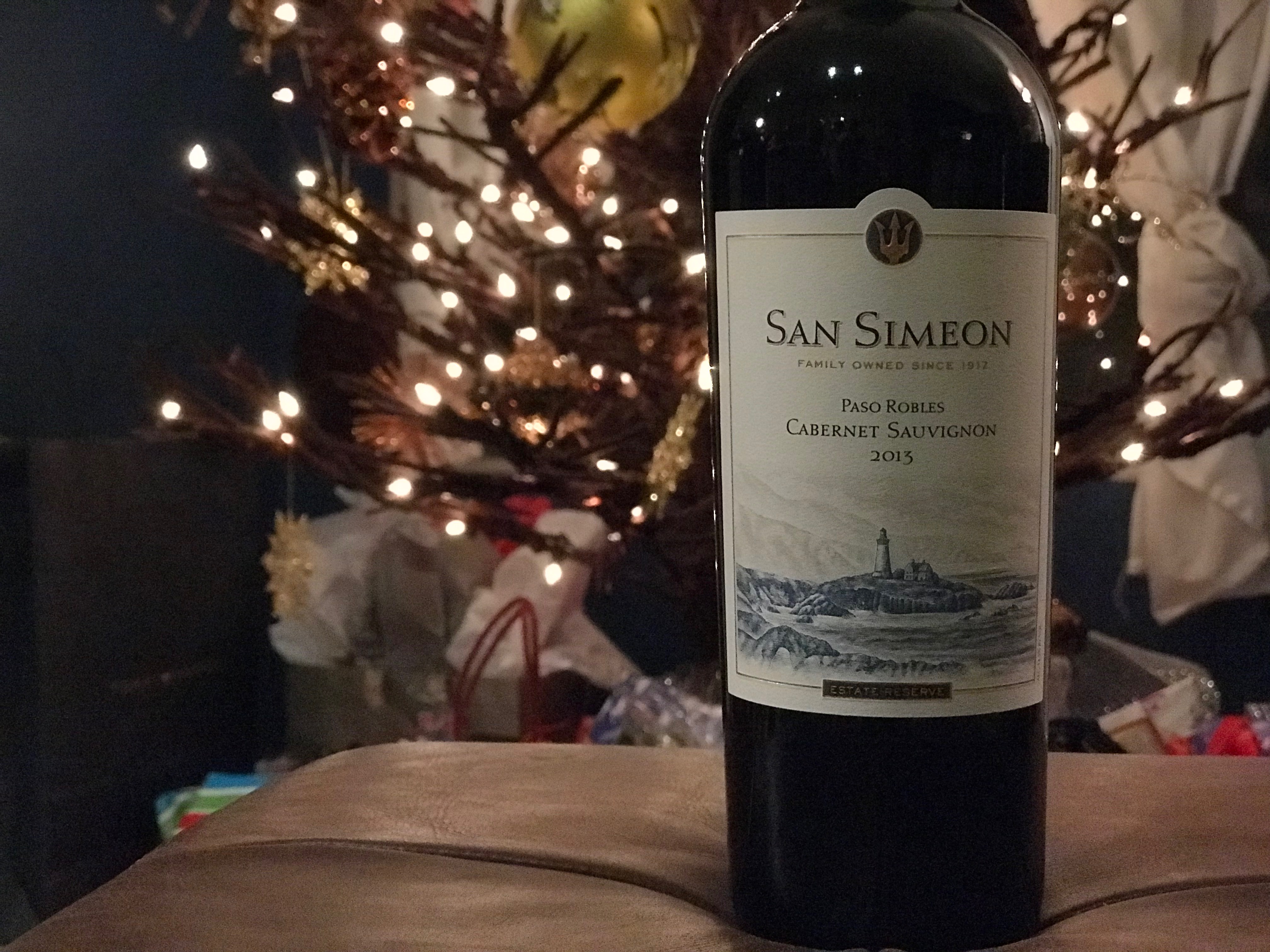 クリスマスに家族と飲んだカリフォルニアの赤ワイン San Simeon