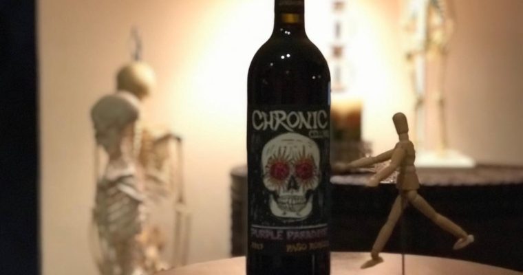 印象的なラベル 南カリフォルニアらしいワイン Chronic Cellers Purple Paradise