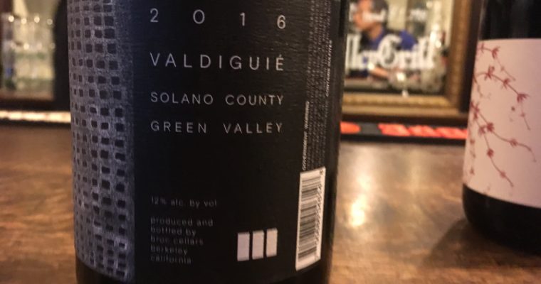 ボジョレー・ヌーボと間違う驚きのカリフォルニアワイン Valdiguie Solano County
