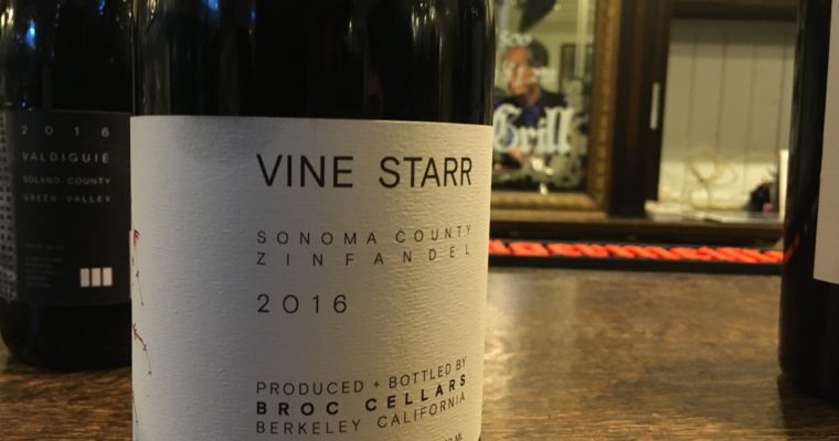 自然派カリフォルニアワイン Broc Cellars Vine Starr Zinfandel