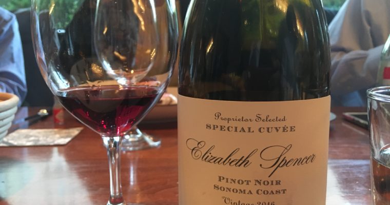 カリフォルニアのガレージワイナリーが生んだ注目のワイン Elizabeth Spencer Pinot Noir