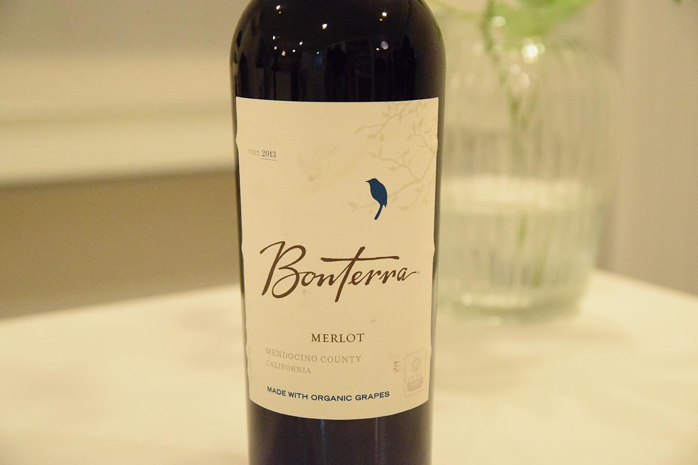 米国で最も売れているオーガニックワイン　北カリフォルニアのBonterra Merlo 2015