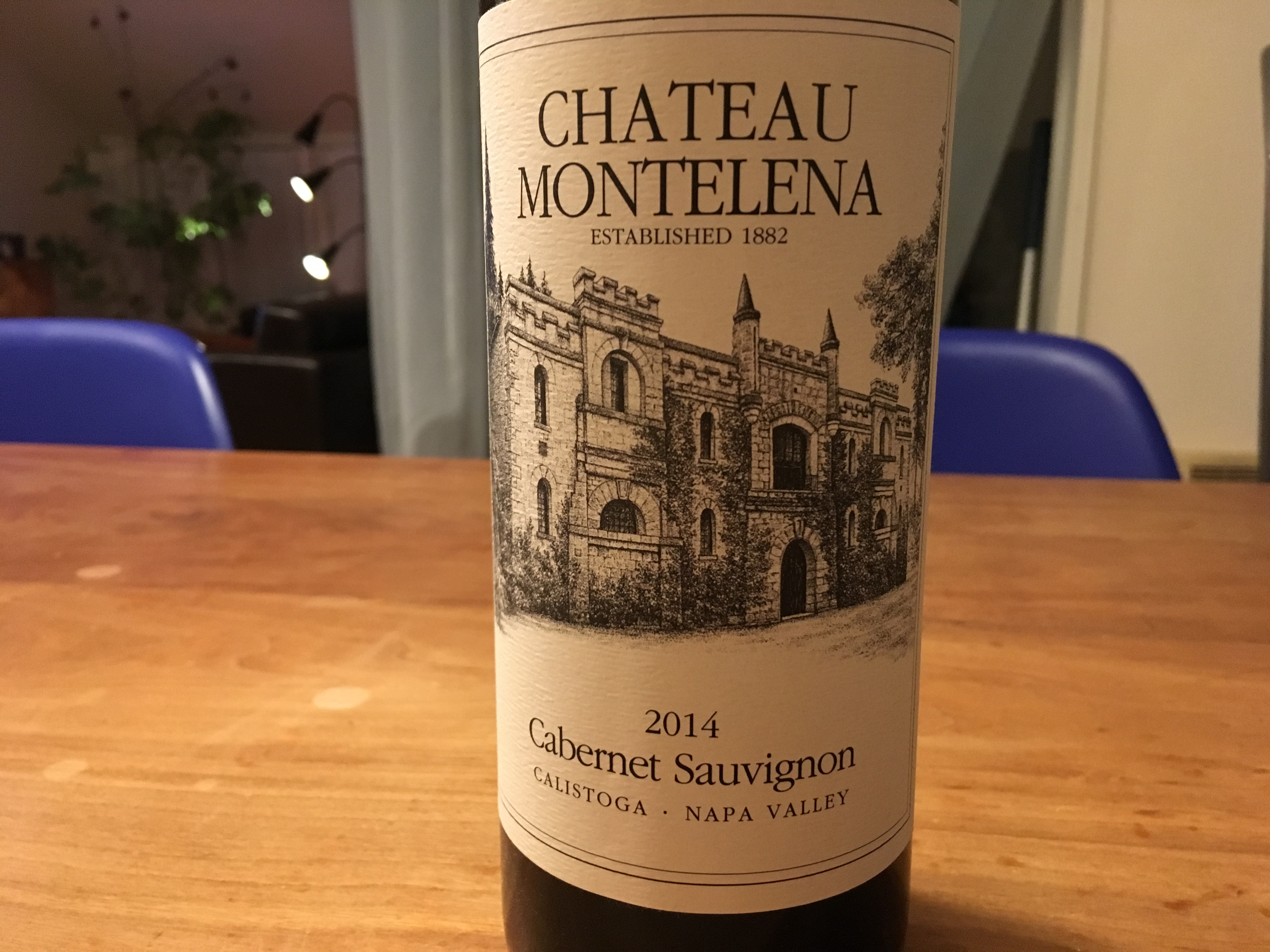 パリスの審判で優勝したカリフォルニア Chateau Montelena のCabernet Sauvignon 2014