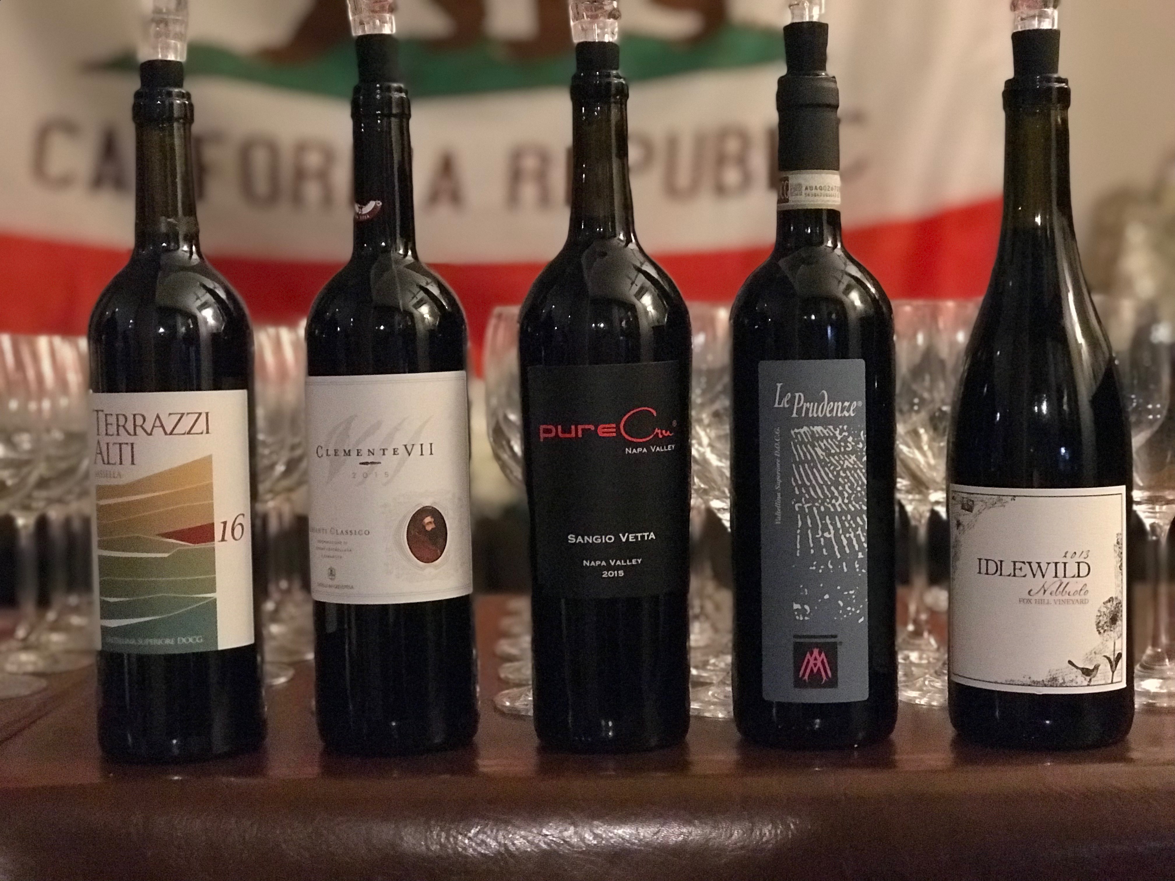 「カリフォルニアワインとイタリアワインの飲み比べ 第3回」を開催しました。